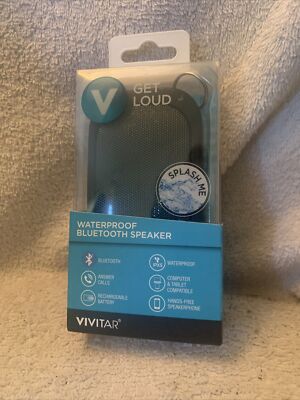 vivitar get loud bluetooth speaker waterproof