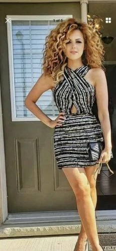 Zara Sequins Dresses for Women