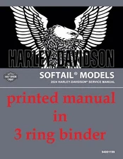 Printed Service Repair Work Shop Manual 2024 Harley Davidson FXLRST Low Rider ST