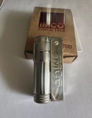 IMCO  Super Triplex 6700P, Logo, Metall, Benzinfeuerzeug [TOP&NEU]