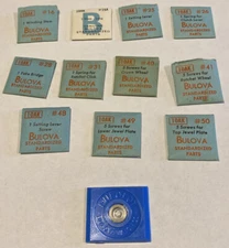 NOS Bulova Watch Parts For Watch Repairs 10AK Stem Mainspring Setting Lever