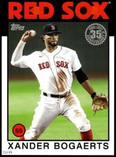 Xander Bogaerts 2021 Topps 5x7 1986 Baseball 35th Anniversary #86B-28 20/49 Red 