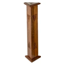 Incense Burner - Wooden Triangle Tower