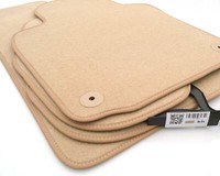 FußMatten Passend FüR VW Passat 3C B6 B7 CC Velours Matten Beige 4X Autoteppich