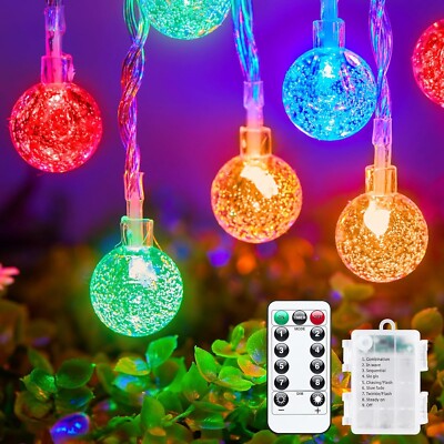 Battery Operated LED Fairy String Lights Lamp Christmas Party Wedding Home Decor