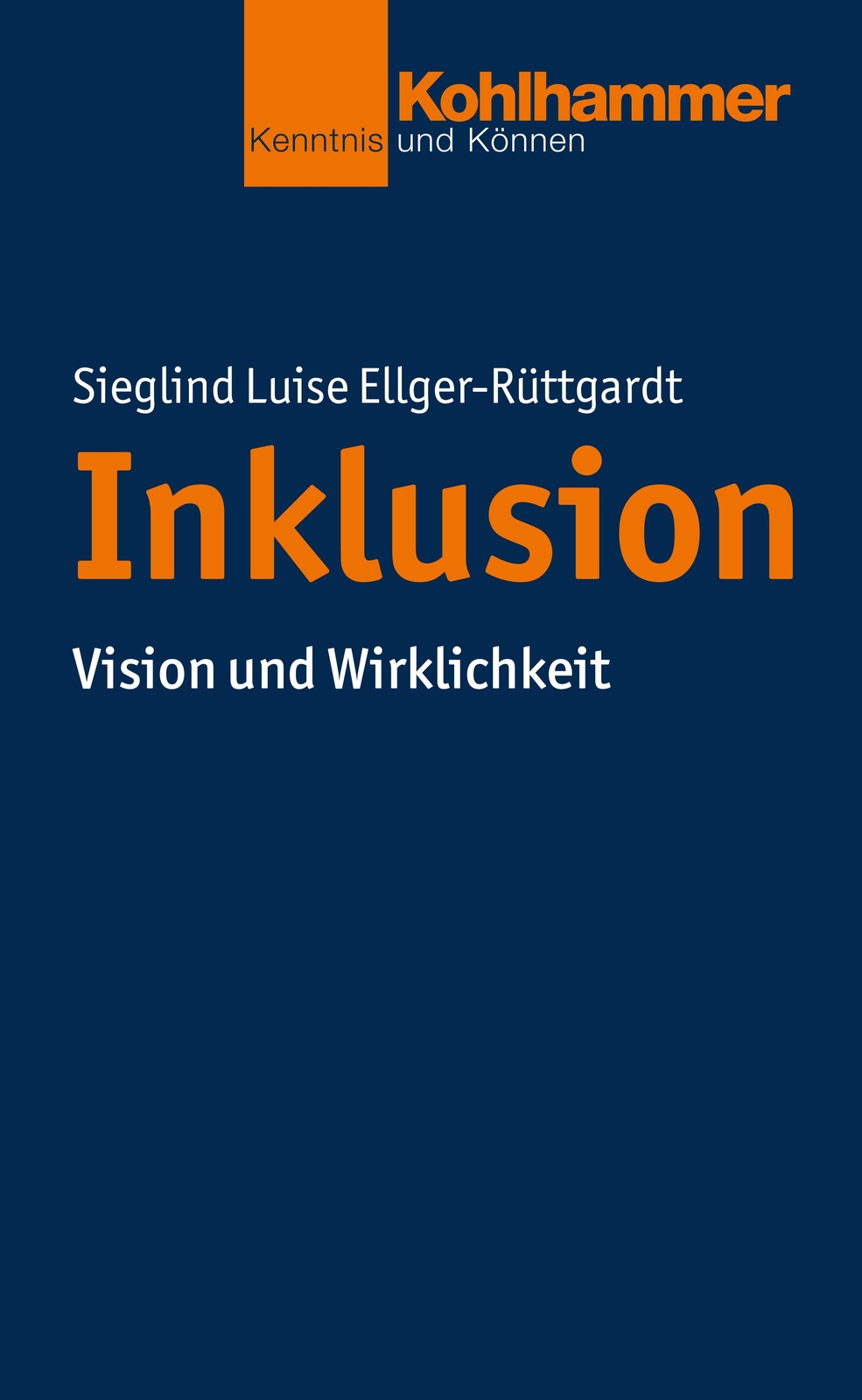 Thumbnail - Inklusion | Sieglind Luise Ellger-rüttgardt | Vision Und Wirklichkeit