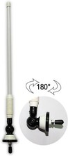 Herdio Marine Waterproof Boat Antenna Rubber Duck Flexible Mast FM AM Antenna-