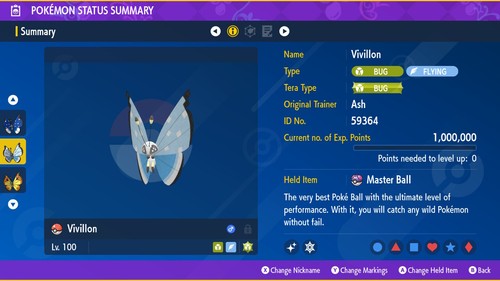 Vivillon All Forms 6iv Brillante y no brillante Pokémon escarlata y violeta Hogar - Imagen 6 de 24