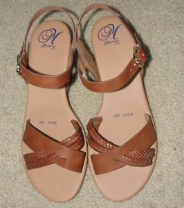 Mantaray Ankle Strap Sandals Womens Shoes SZ 8 1/2 UK 6 Eur 39 Non Leather Upper | eBay