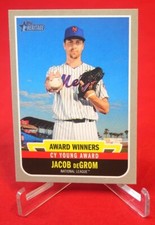 Jacob DeGROM Heritage 2019 TOPPS Baseball Card #AW-4 MINT