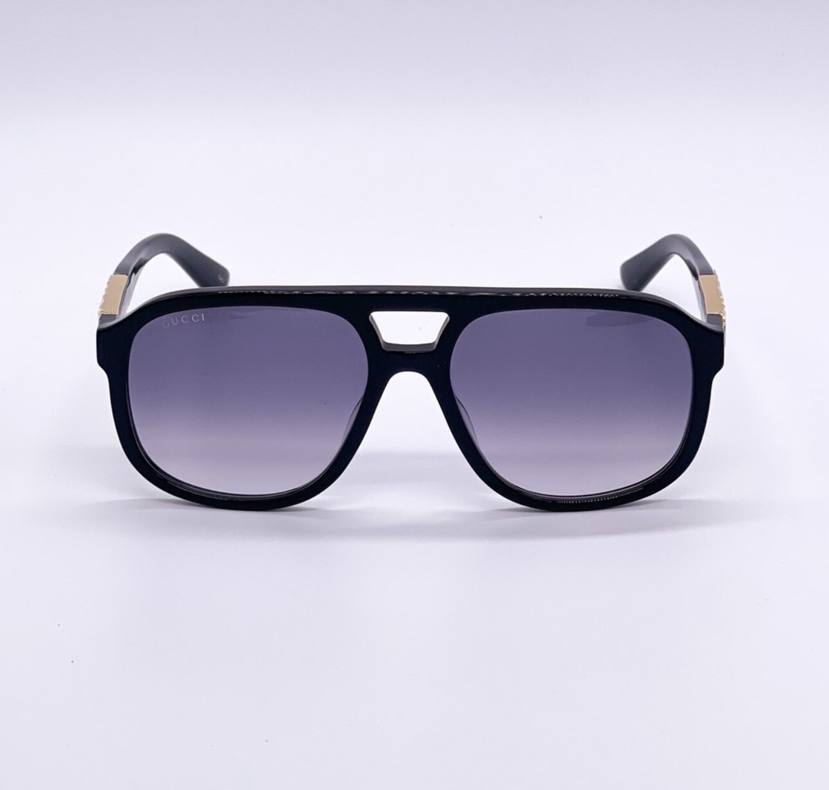 NEW GUCCI GG1188S 002 BLACK UNISEX SUNGLASSES GG 1188S 002 Gucci GG1188S XL (58 - 17) with Grey lenses and Black frame  main image 4