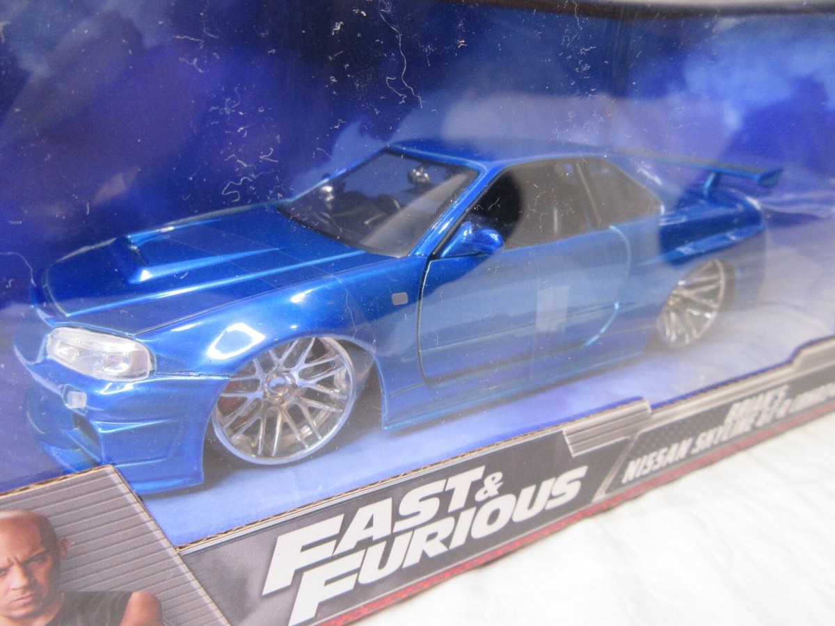 Jual Jada Fast & Furious Brian 2002 Nissan Skyline Gt-r R34 Skala 24 Di Jual Jada Fast & Furious Brian 2002 Nissan Skyline Gt-r R34 Skala 24 Di