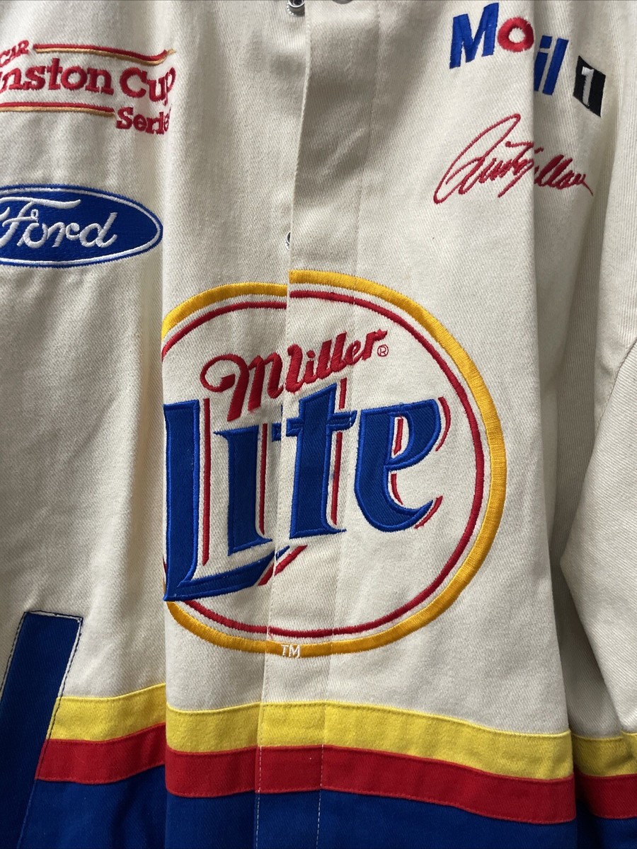 Vintage NASCAR Rusty Wallace Miller Lite Jacke JH Design XXL