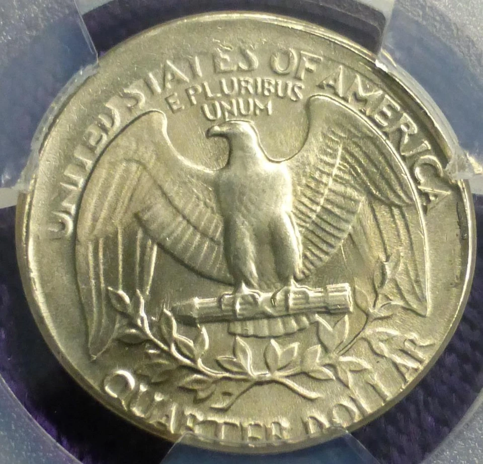 1984 P PCGS MS 62 Struck 2% Off Center Washington Quarter, Mint Error 25C Coin - Image 4 of 4