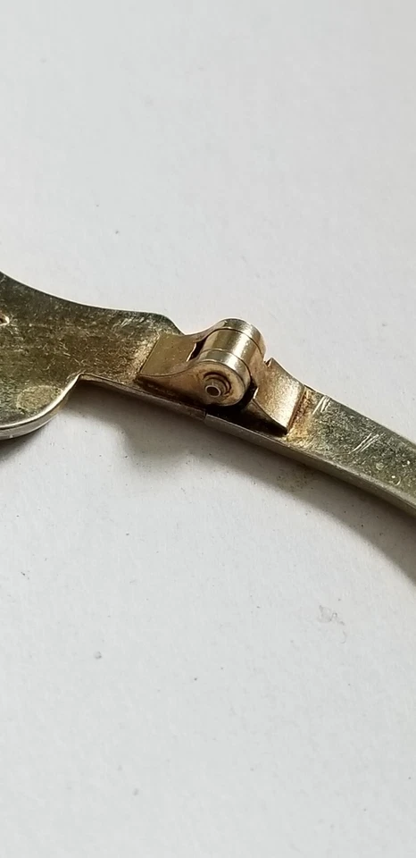 Gafas italianas vintage años 70 grandes de gran tamaño con marcos de metal de plástico de dos tonos Foto 3 de 4