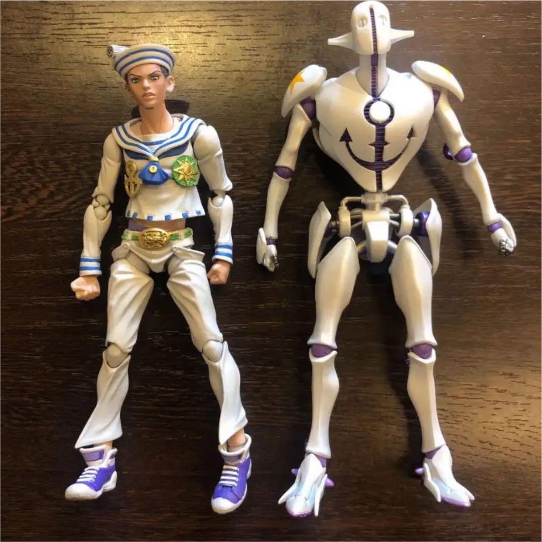 JoJolion Super Action Statue Figure jojo part 8 Josuke + Stand[Soft&Wet]  Set