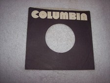 COLUMBIA RECORDS 7 INCH 45 RPM ORIGINAL SLEEVE ONLY NO SPLITS 356