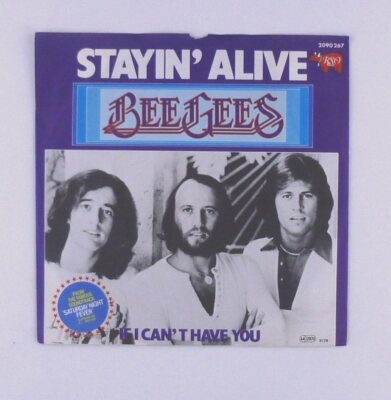 7'' Single - Bee Gees - Stayin' alive   If i can't have you - S4667
