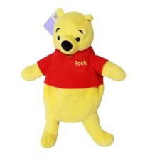 Winnie the Pooh Soft Plush Backpack, NEW for Kids Unisex Boys Girls Yellow Red