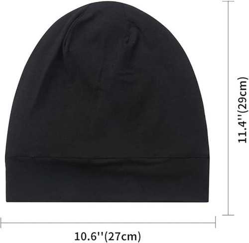 4 Pack Satin Lined Sleep Cap Bonnet for Curly Hair and Braids Stay On All Night - Picture 4 of 6