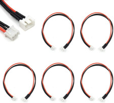 JST-XH 2S Balance Plug Extension Lead Wire 200Mm 5 PCS for Lipo Battery Balance
