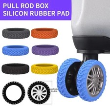 8Pcs Luggage Wheel Cover Silicone Reduce Noise Suitcase Caster Wheel Protector