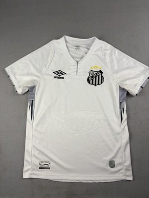 Umbro Santos FC Brazil Soccer Jersey Size Medium Home Football Shirt Kit 2019