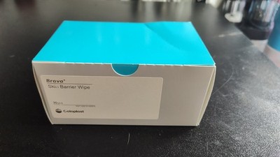 30 COLOPLAST 120215 Brava Skin Barrier Wipes Full Box Sting-Free