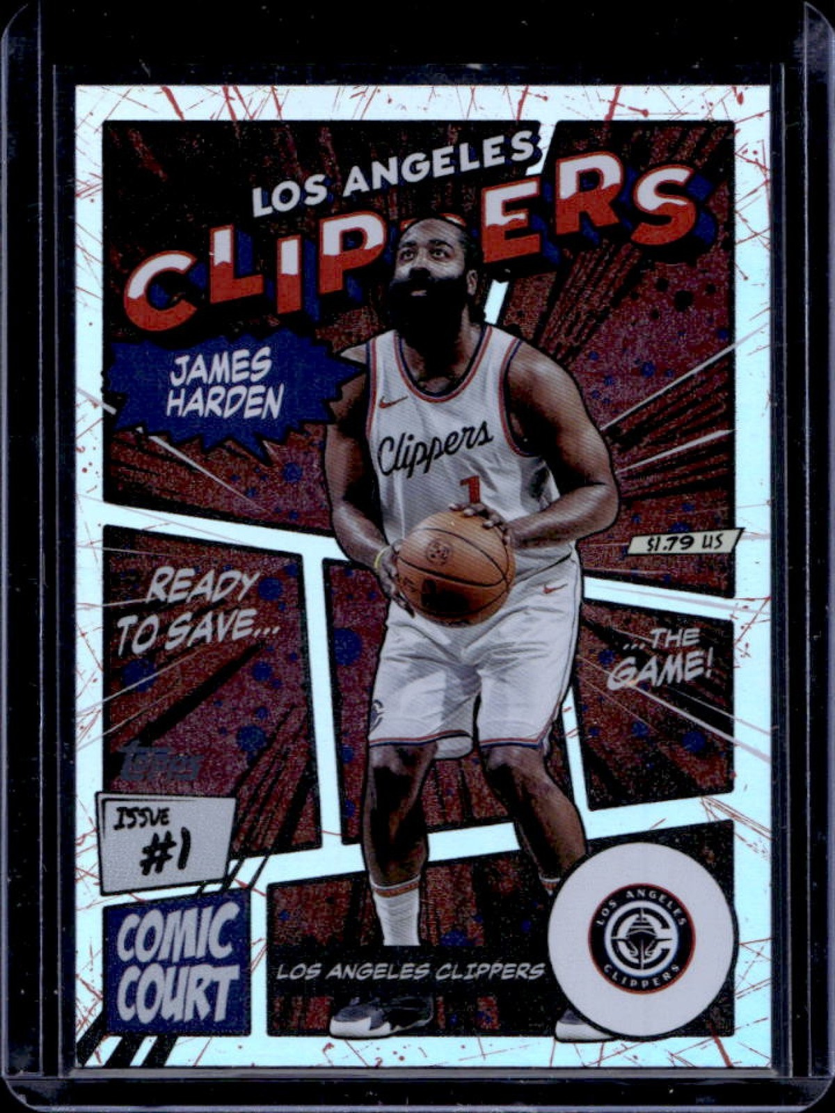 2025-26 Topps James Harden Comic Court #CC-6 Clippers