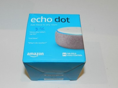 amazon echo dot 3rd generation smart speaker Open Box Red