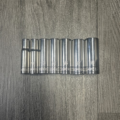 Husky Tools Socket 3/8" Inch Deep 6 Point Drive Metric New - Choose Your Size - Picture 1 of 2