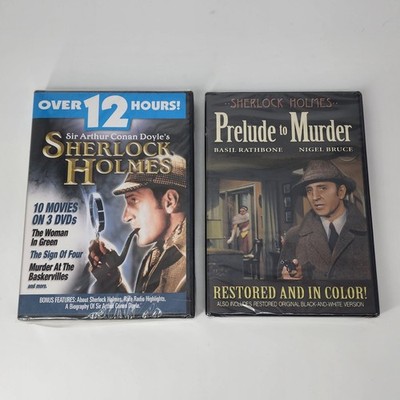 Basil Rathbone Sherlock Holmes Collection (DVD) NR B&W & Color 4:3  - BRAND NEW!