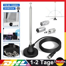 DAB Antenne Magnetfuß Zimmerantenne Digitale Teleskopantenne HiFi FM Antenne