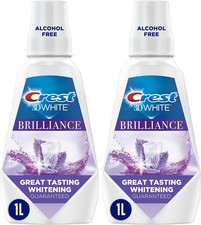 Whitening Mouthwash Alcohol Free Twin Pack 2x1L Teeth Whitener Brilliance