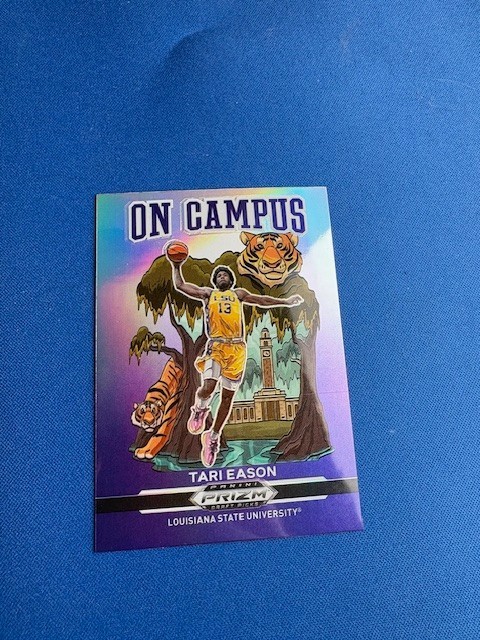 2022 Prizm Draft Picks- Tari Eason On Campus SSP Case Hit LSU Tigers Rookie