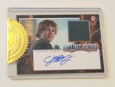 2012 Rittenhouse Falling Skies CONNOR JESSUP as BEN MASON RELIC ON CARD AUTO 