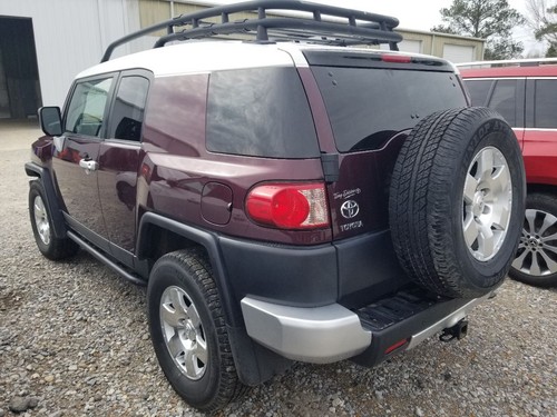 07 2007 TOYOTA FJ CRUISER DOOR FRONT RIGHT PASSENGER MAROON - Picture 4 of 12