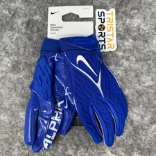 Nike Superbad 6.0 Football Gloves Small Blue Alpha Sticky Magnigrip Unisex