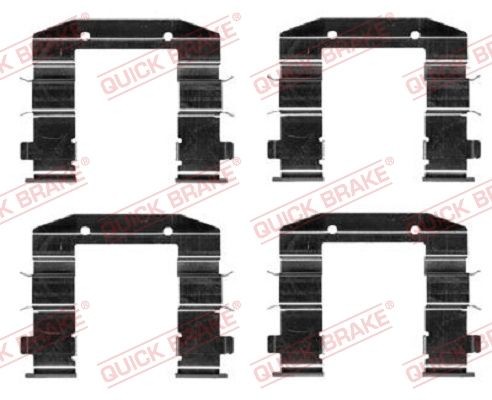 ZubehÖRsatz Scheibenbremsbelag Vorne Quick Brake 109 0037 FÜR Hyundai KIA-image