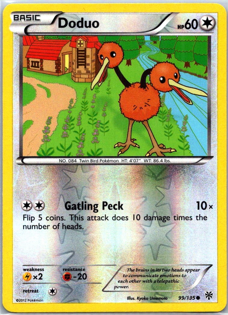 Doduo Reverse Holo Common PLS Plasma Storm 99/135 LP
