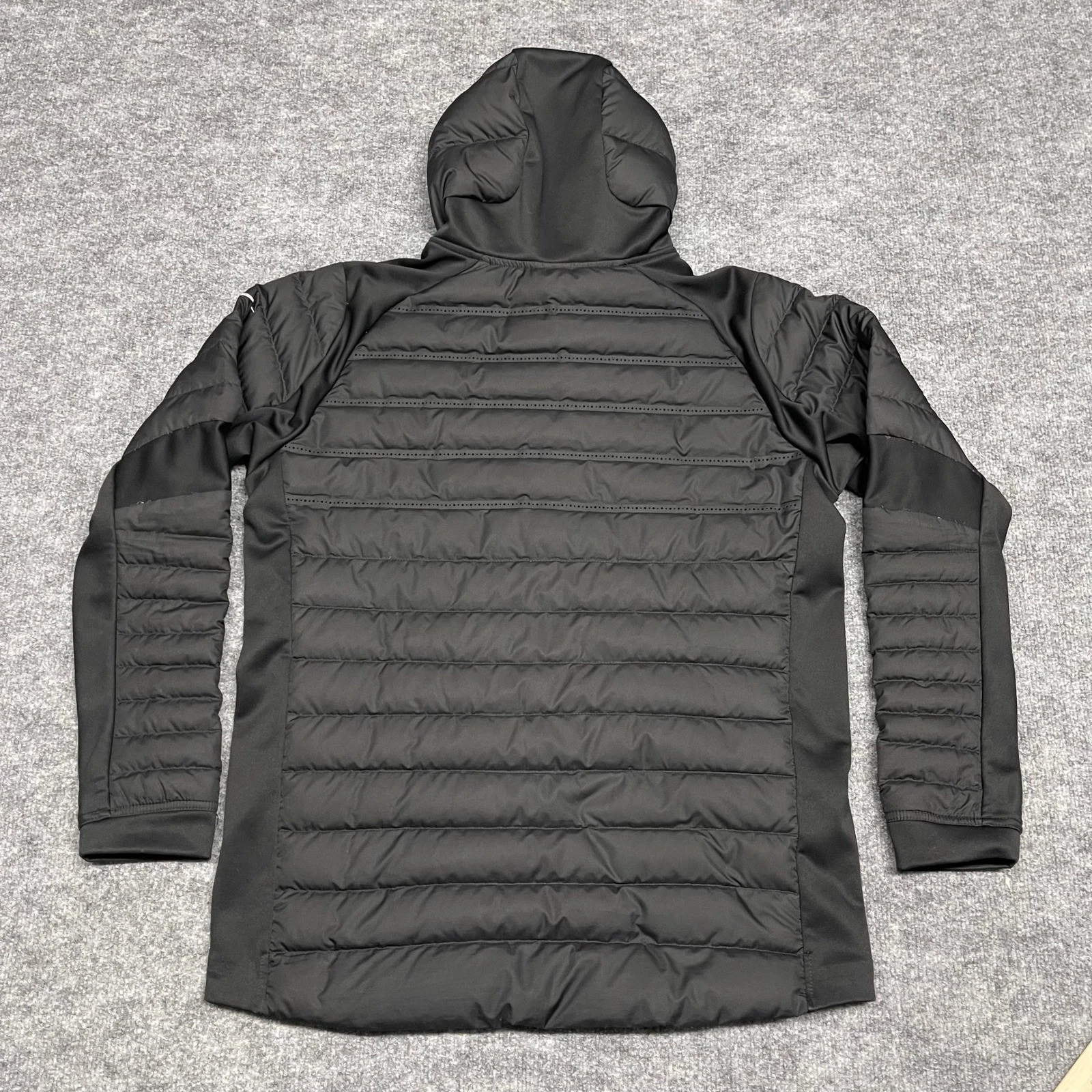 Nike LeBron James Jacket Mens Large Black Aeroloft 800 Hybrid Down Puffer 807974 image 7