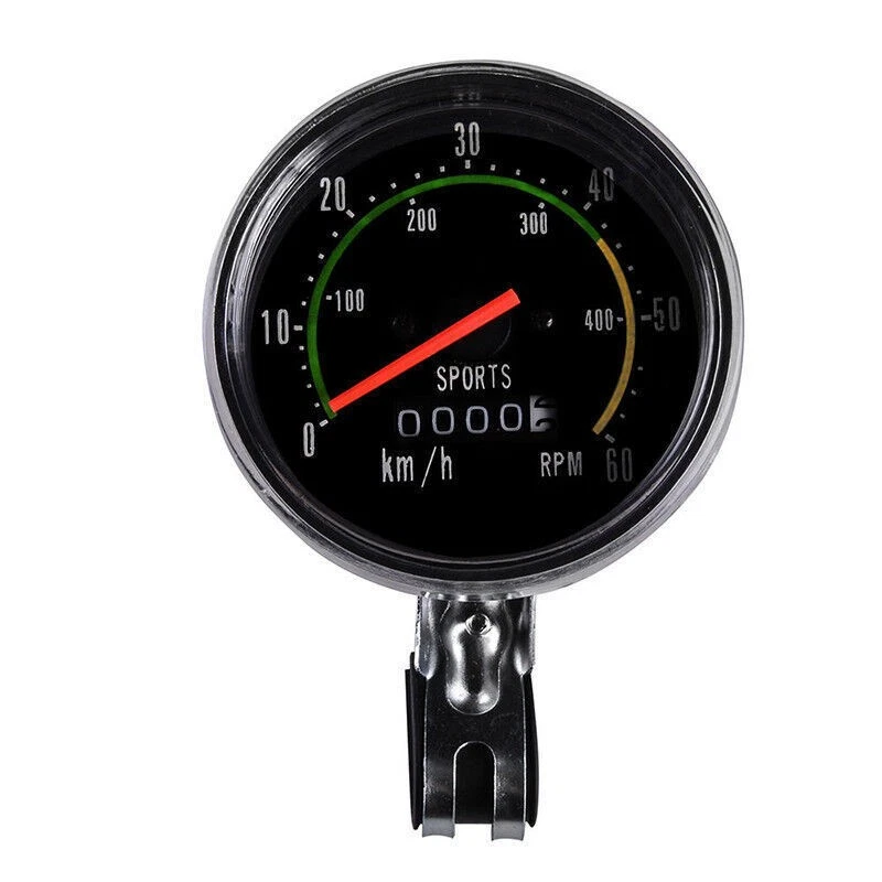 Bicycle Bike Speedometer Analog Mechanical Odometer Waterproof With Hardware UK - Image 4 of 4