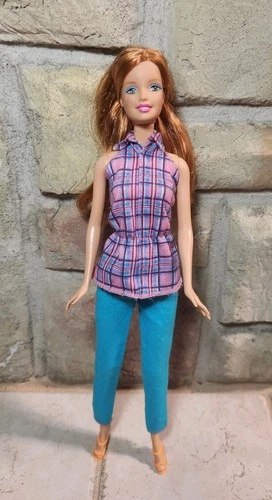 Vintage Barbie as Daphne From Scooby-Doo Doll #55887 Redressed Used 2002