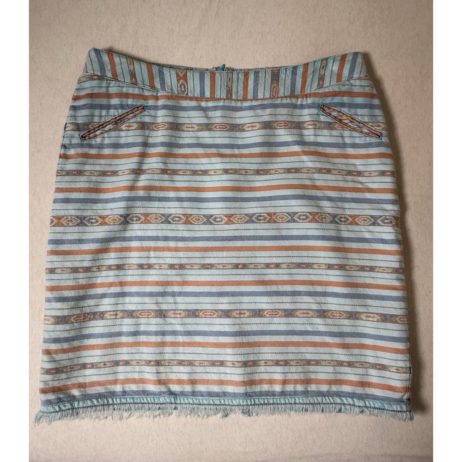 Ryan Michael Southwest Pattern Mini SkirtSize 4 - image 1