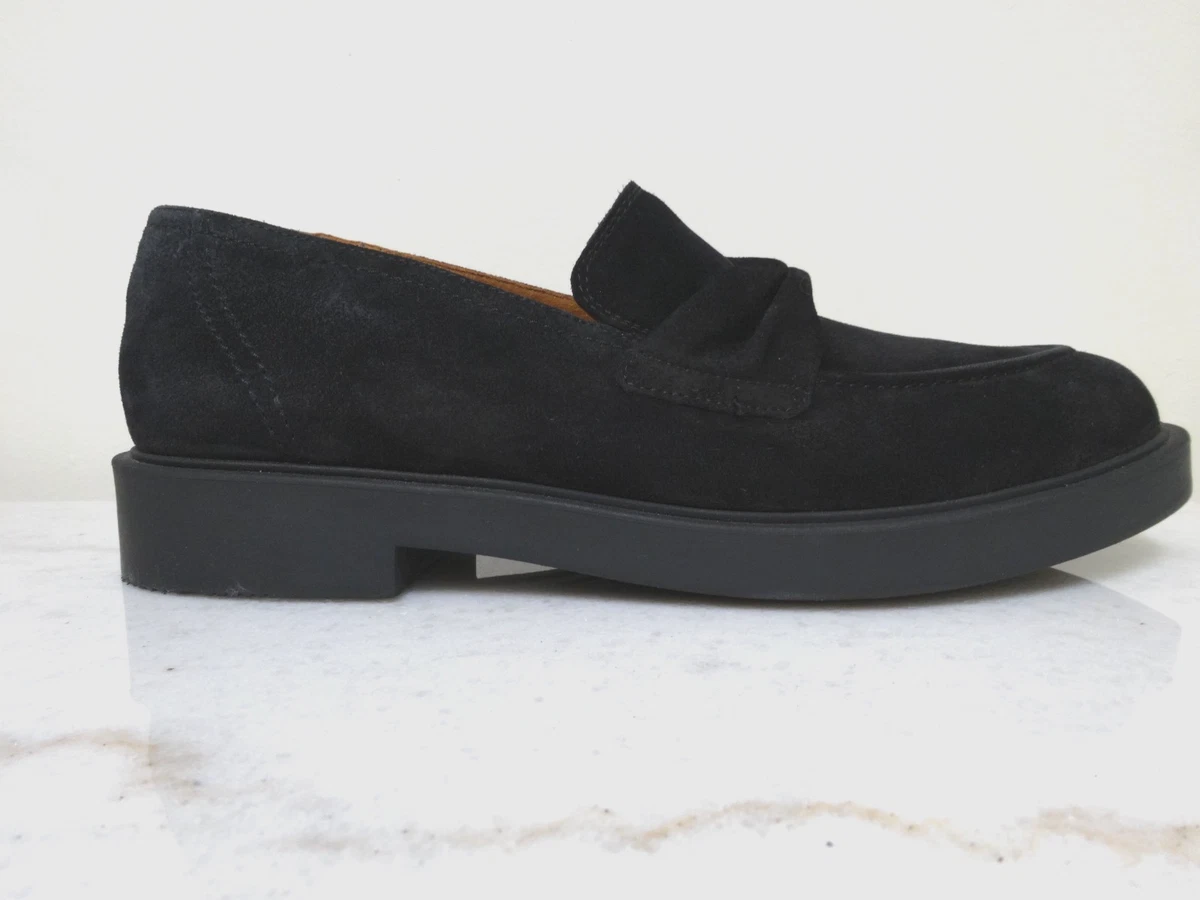Paul Green Black Suede Slip-On Loafers Size 5 Amazon.com | Paul Green Womens Wheaton Flat Black Crinkled  main image 3