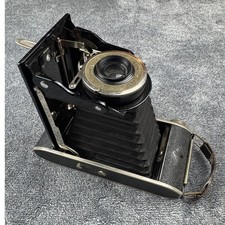 Agfa Ansco Readyset Special Folding Bellows Camera Vintage 1930s Black PD-16