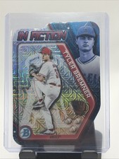 2025 Bowman Draft Chrome 1st Tyler Bremner In Action Mojo Refractor Die-Cut