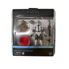Star Wars Black Series Yoda & Clone Commander Gree 2 Pack Clones of the Republic