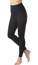 Warner's Women's Seamless Shaping High Waisted Control Leggings Black - L/XL