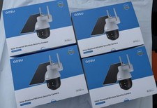 Solar Security Camera Wireless Outdoor System 2K Solar Powered 4 Pack